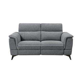 Vente-unique Relaxsofa elektrisch 2Sitzer Stoff MACARI  