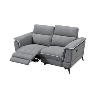 Vente-unique Relaxsofa elektrisch 2Sitzer Stoff MACARI  