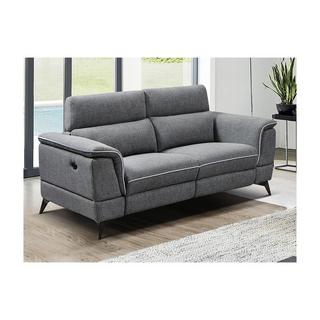 Vente-unique Relaxsofa elektrisch 2Sitzer Stoff MACARI  