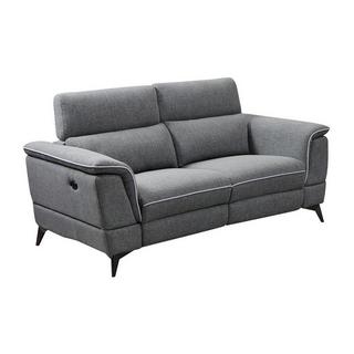 Vente-unique Relaxsofa elektrisch 2Sitzer Stoff MACARI  