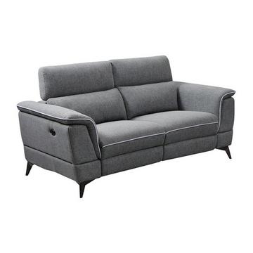 Relaxsofa elektrisch 2Sitzer Stoff MACARI