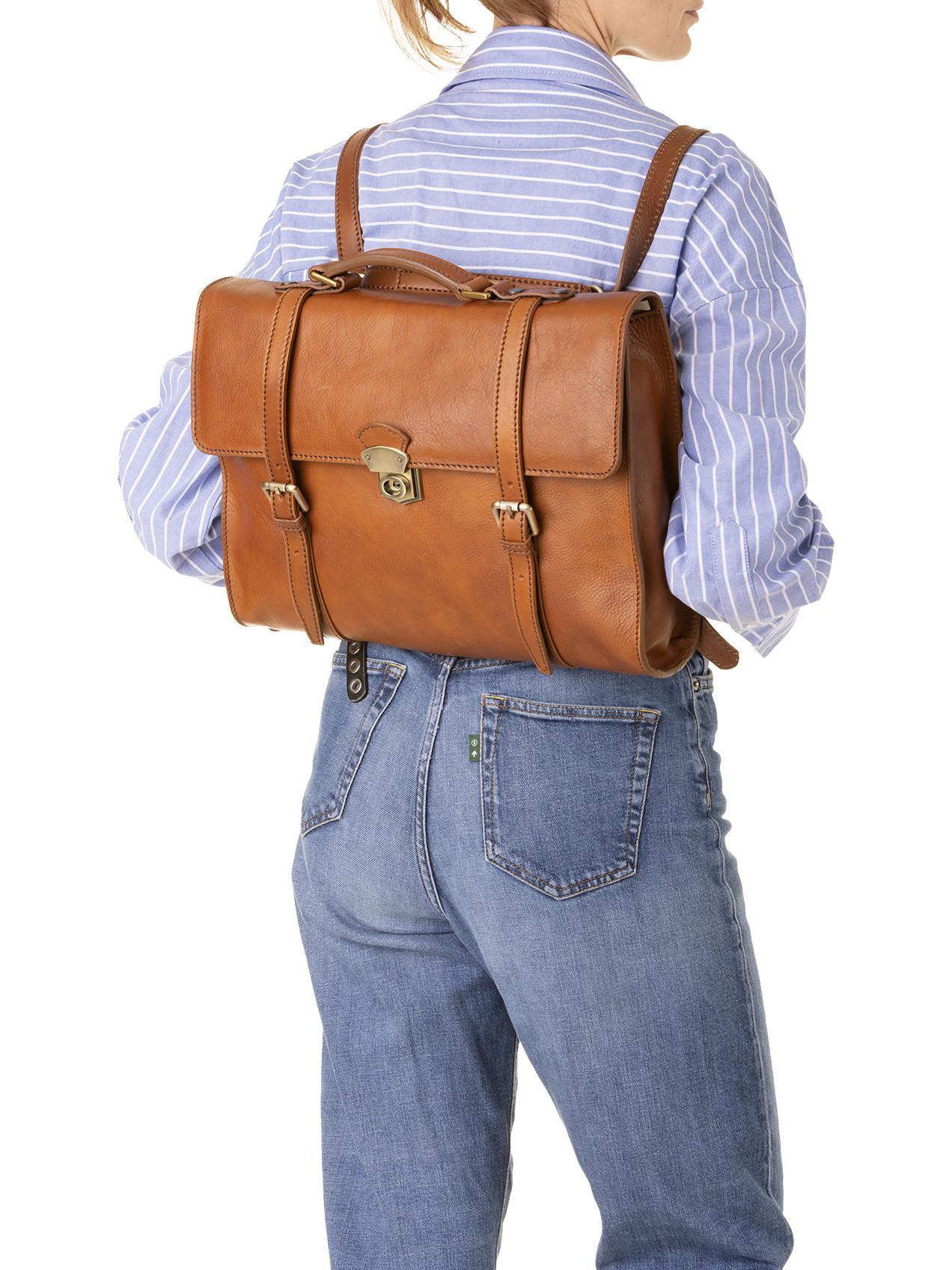 Viola Castellani Leder Rucksack  