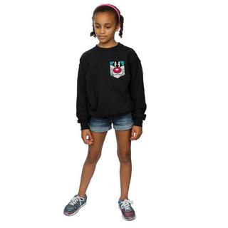 LOONEY TUNES  Sylvester Face Faux Pocket Sweatshirt 