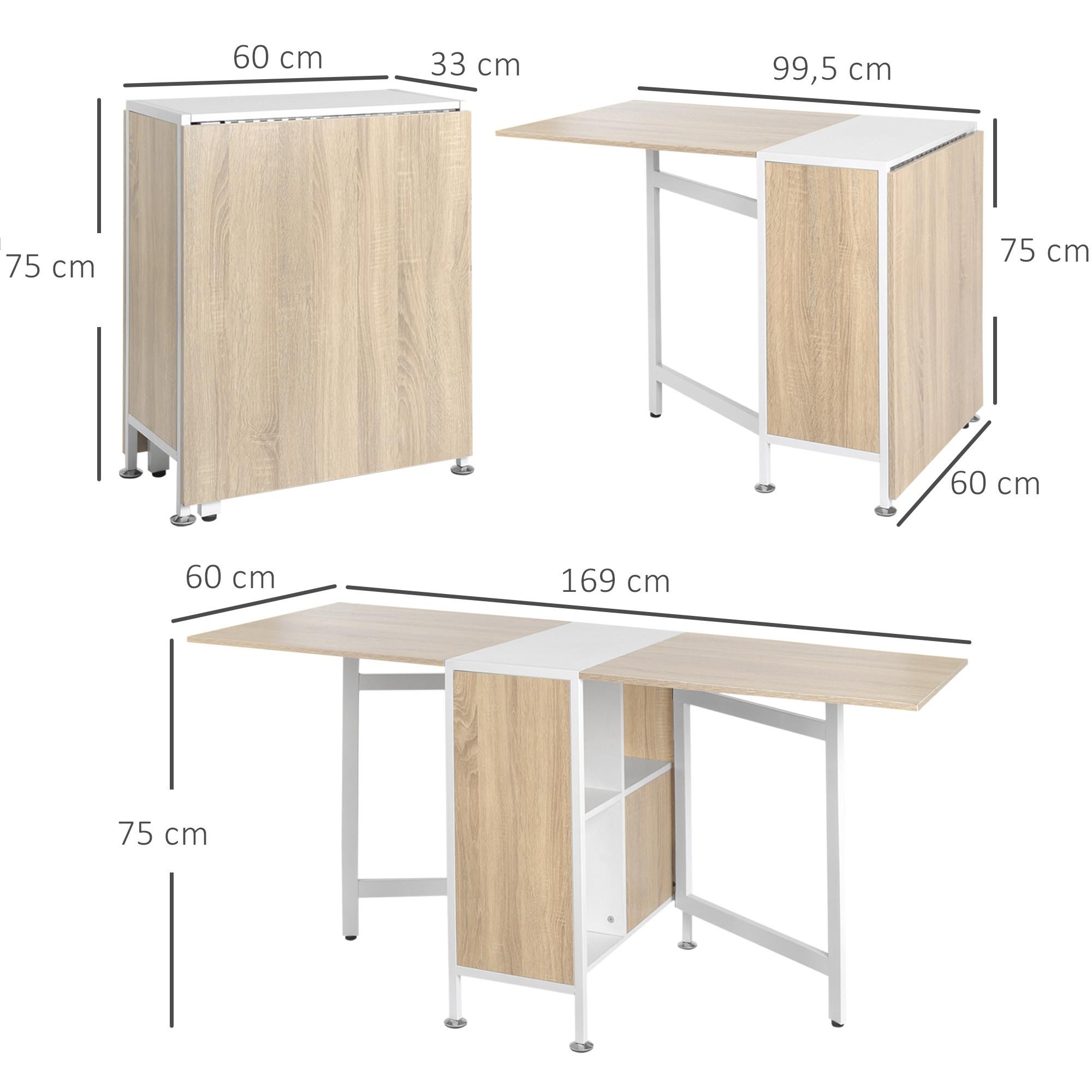 HOMCOM Table à manger  