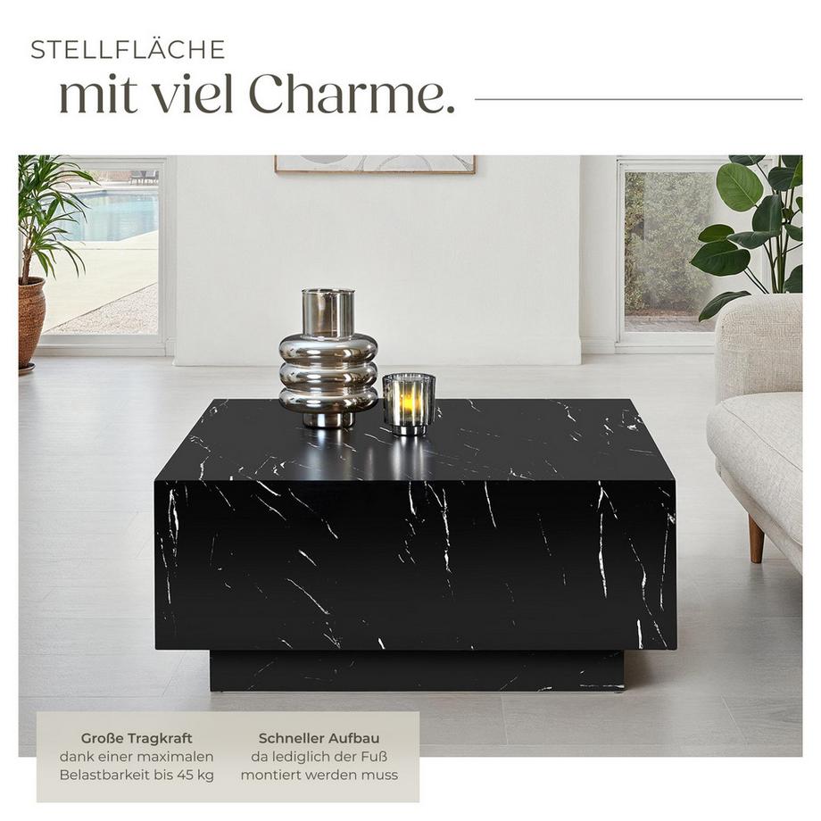 Tectake Table basse LASLEY design minimaliste  