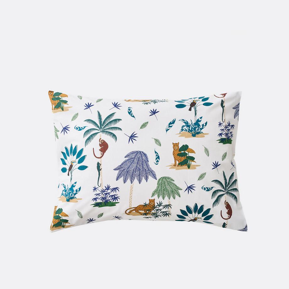 La Redoute Intérieurs Petite Jungle Taie d'oreiller Coton Biologique  