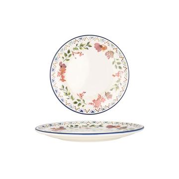 Assiette à desserts - Spring -  Porcelaine - lot de 6