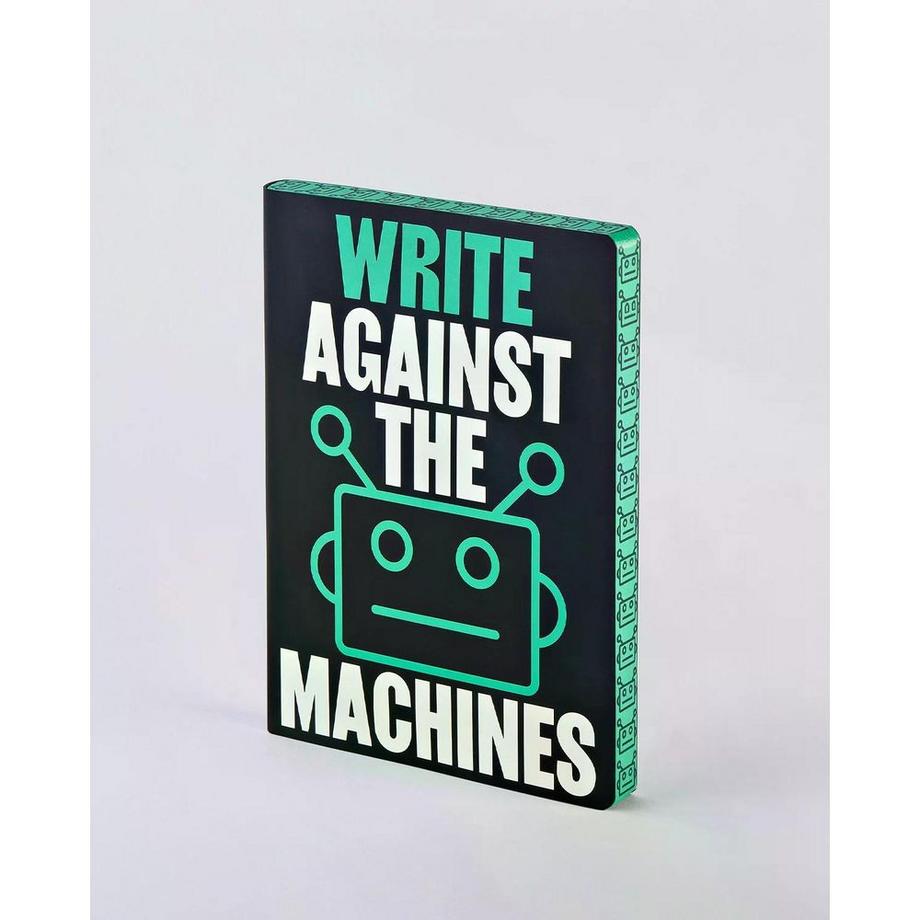 Nuuna Carnet GRAPHIC L TRUST NO ROBOTS  