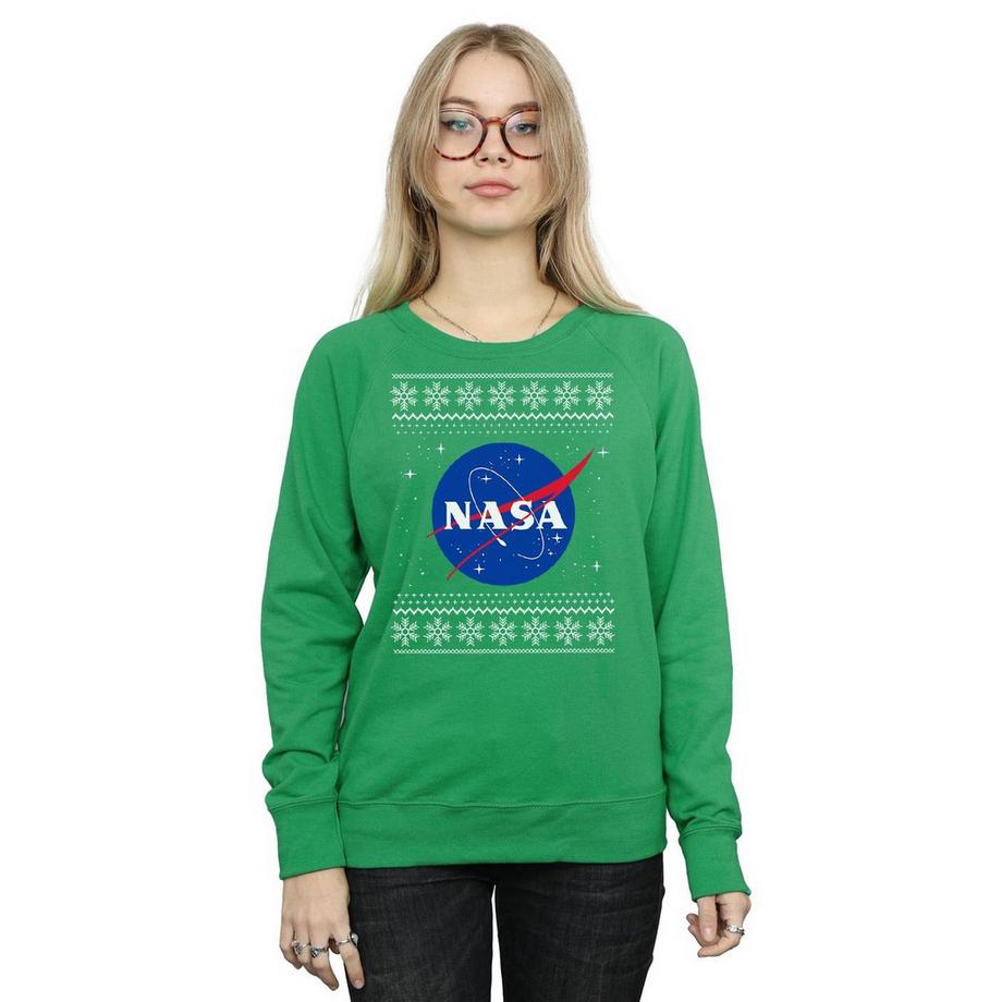 Nasa Sweatshirt Imprimé Noël  