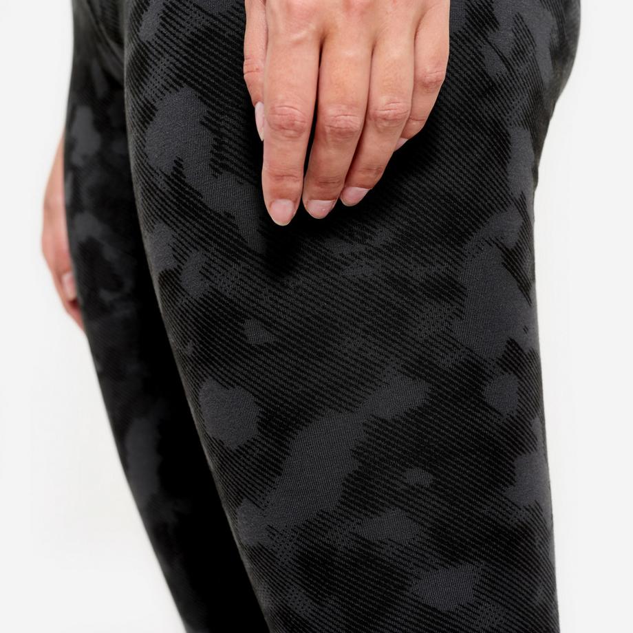 DOMYOS  Fitness-Leggings aus Baumwolle , schiefergrau 