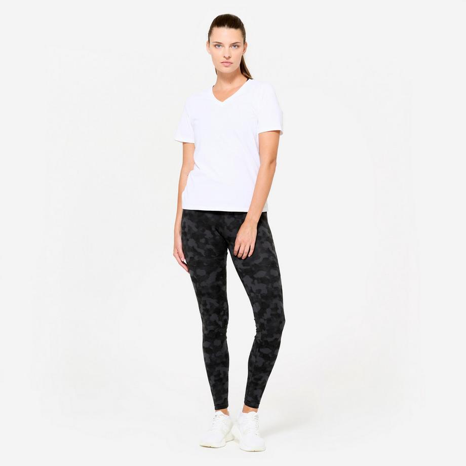 DOMYOS  Legging femme coton - Coupe Slim 