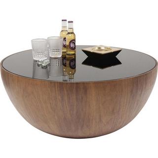 KARE Design Table basse Tear Drops Noyer Ø80cm  
