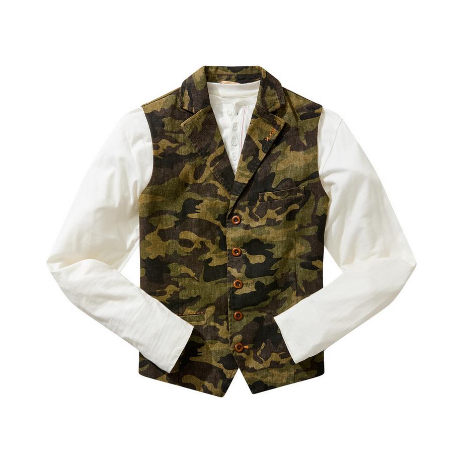Joe Browns Gilet en tissu motif camouflage  