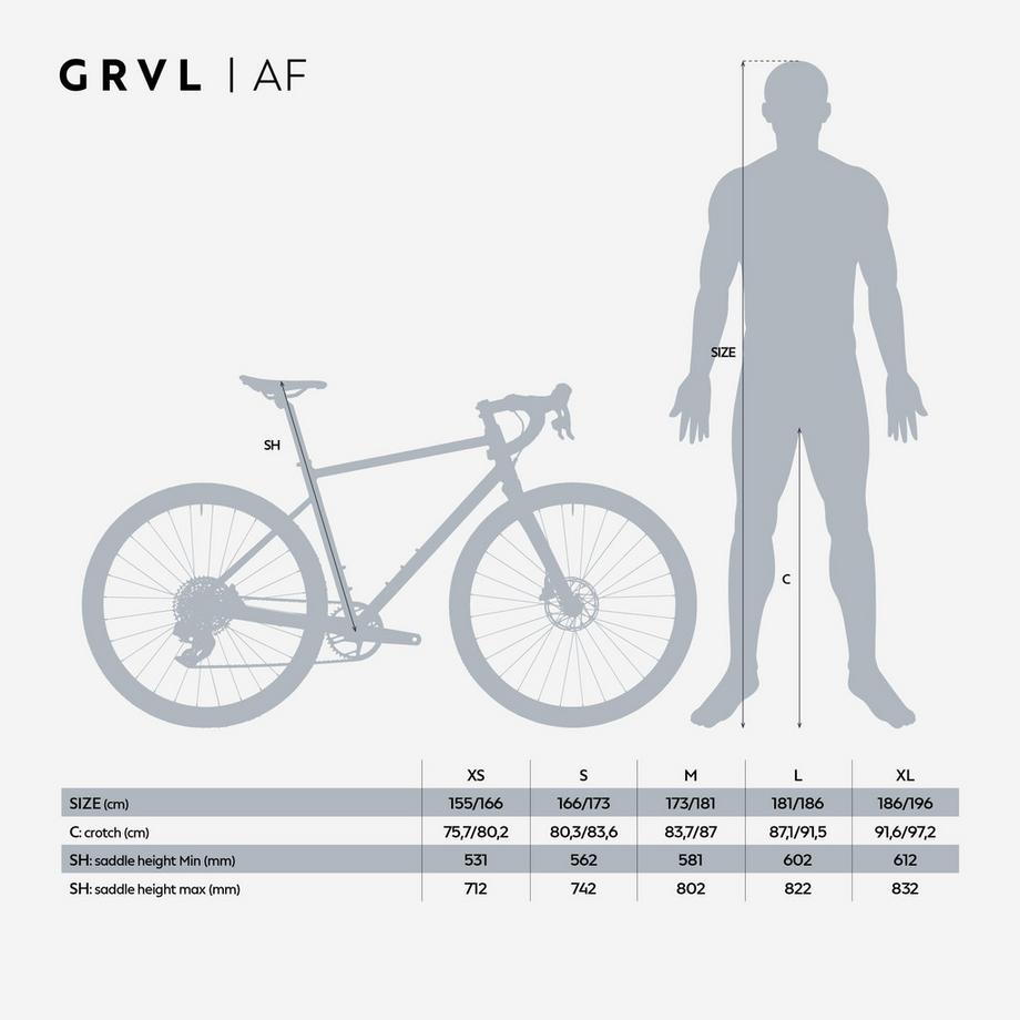 VAN RYSEL  Vélo gravel Microshift SWORD 1x10v, GRVL AF marron 