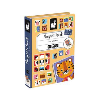 Janod  Spiele Magnetbuch Mix & Match (80Teile) 