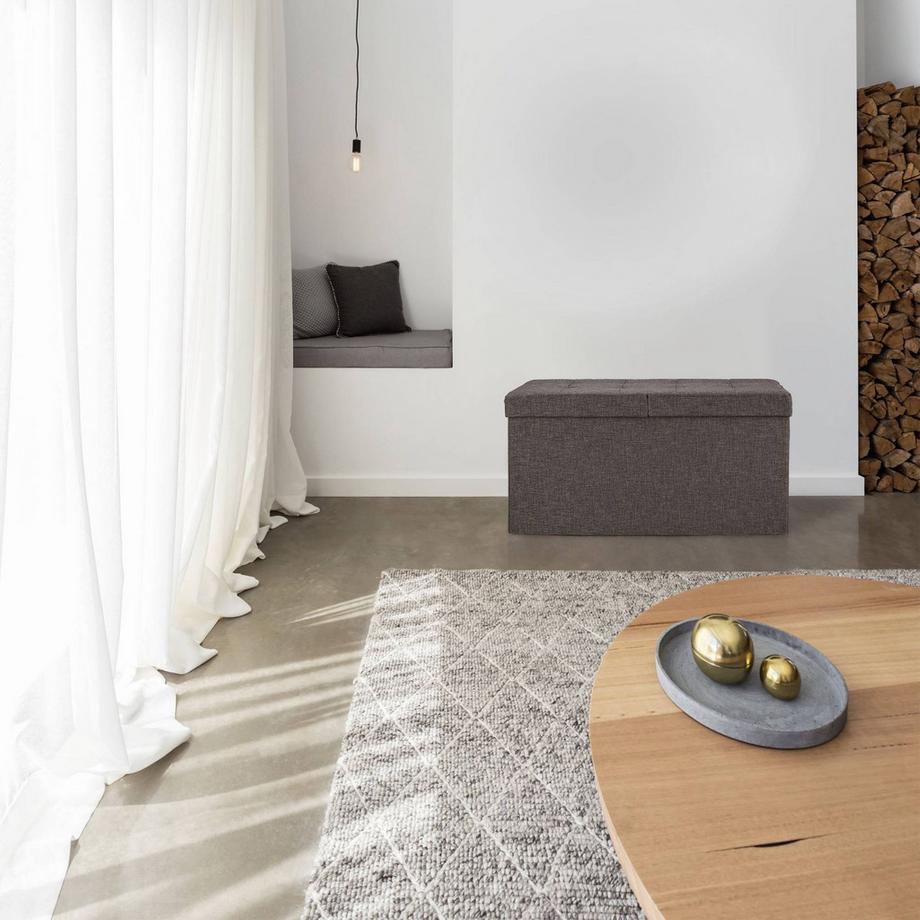 Northix Aufbewahrungsbank mit Klappdeckel  