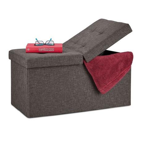 Northix Aufbewahrungsbank mit Klappdeckel  