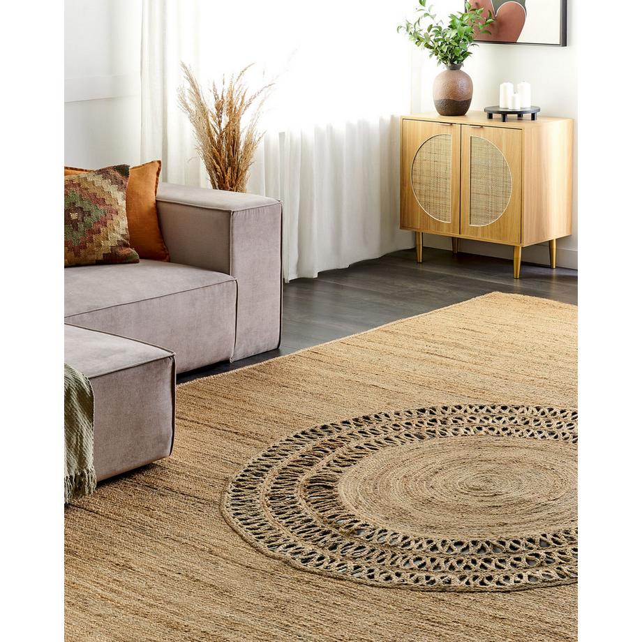 Beliani Tappeto en Iuta  BOGAZOREN  