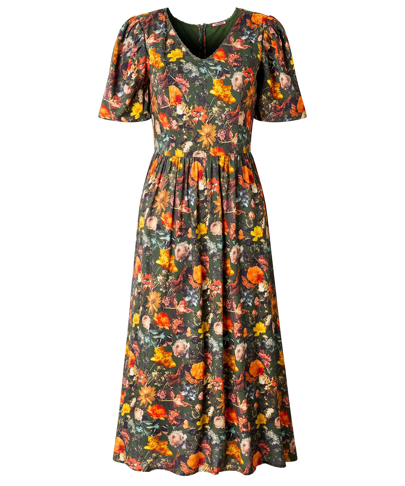 Joe Browns Abito Vintage Stampa Floreale Autunnale  