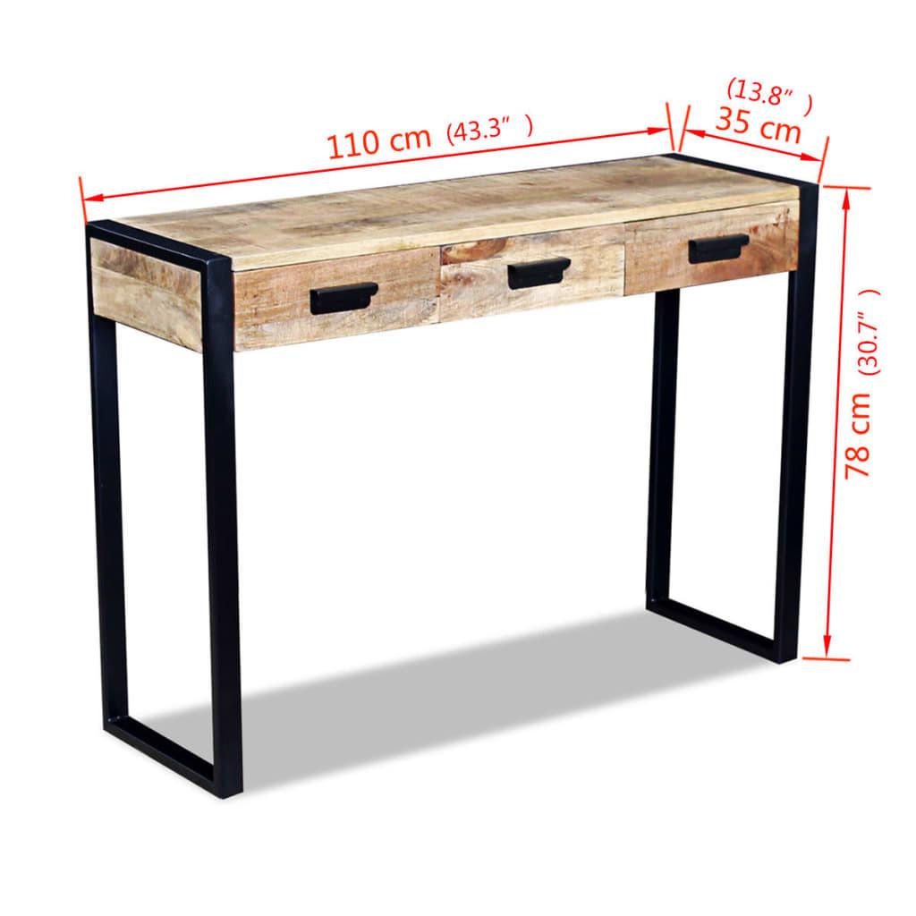 VidaXL Table console bois  