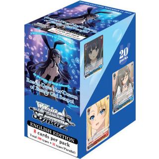 Bushiroad  Rascal Does Not Dream of Bunny Girl Senpai Reprint Booster Display - Weiss Schwarz TCG - EN 