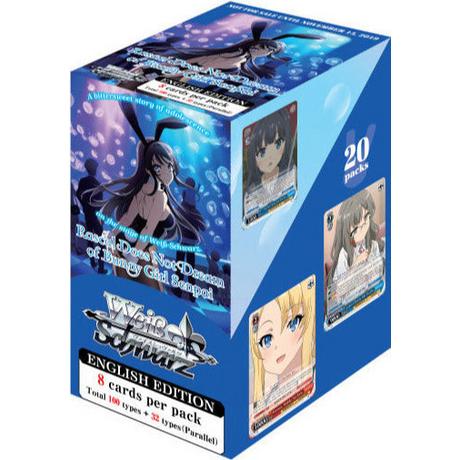 Bushiroad  Rascal Does Not Dream of Bunny Girl Senpai Reprint Booster Display - Weiss Schwarz TCG - EN 