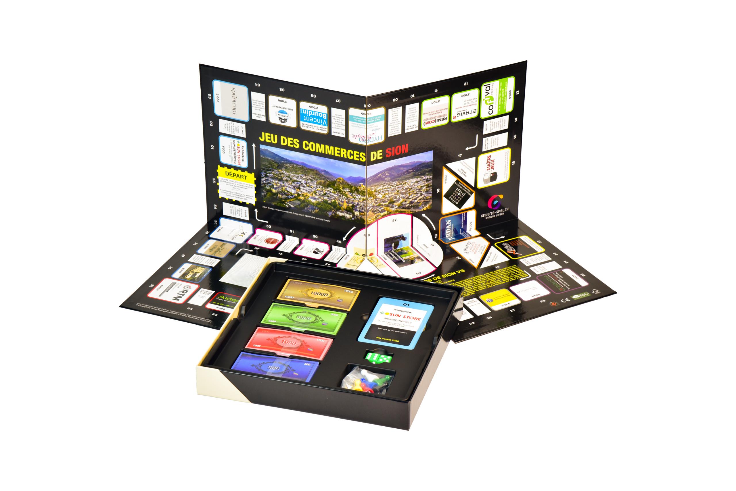 GEWERBE-SPIEL  Brettspiel SITTEN VS (Französisch) 