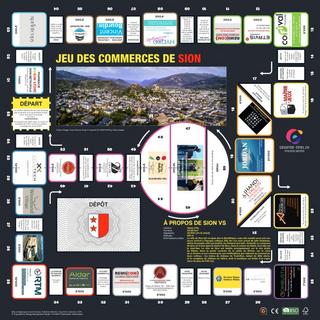 GEWERBE-SPIEL  Brettspiel SITTEN VS (Französisch) 