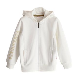 SUPERGA  Kapuze mit Kordelzug Durchgehender Reißverschluss 