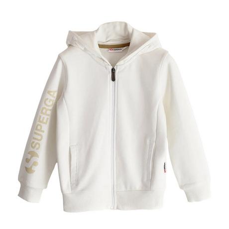 SUPERGA  Kapuze mit Kordelzug Durchgehender Reißverschluss 