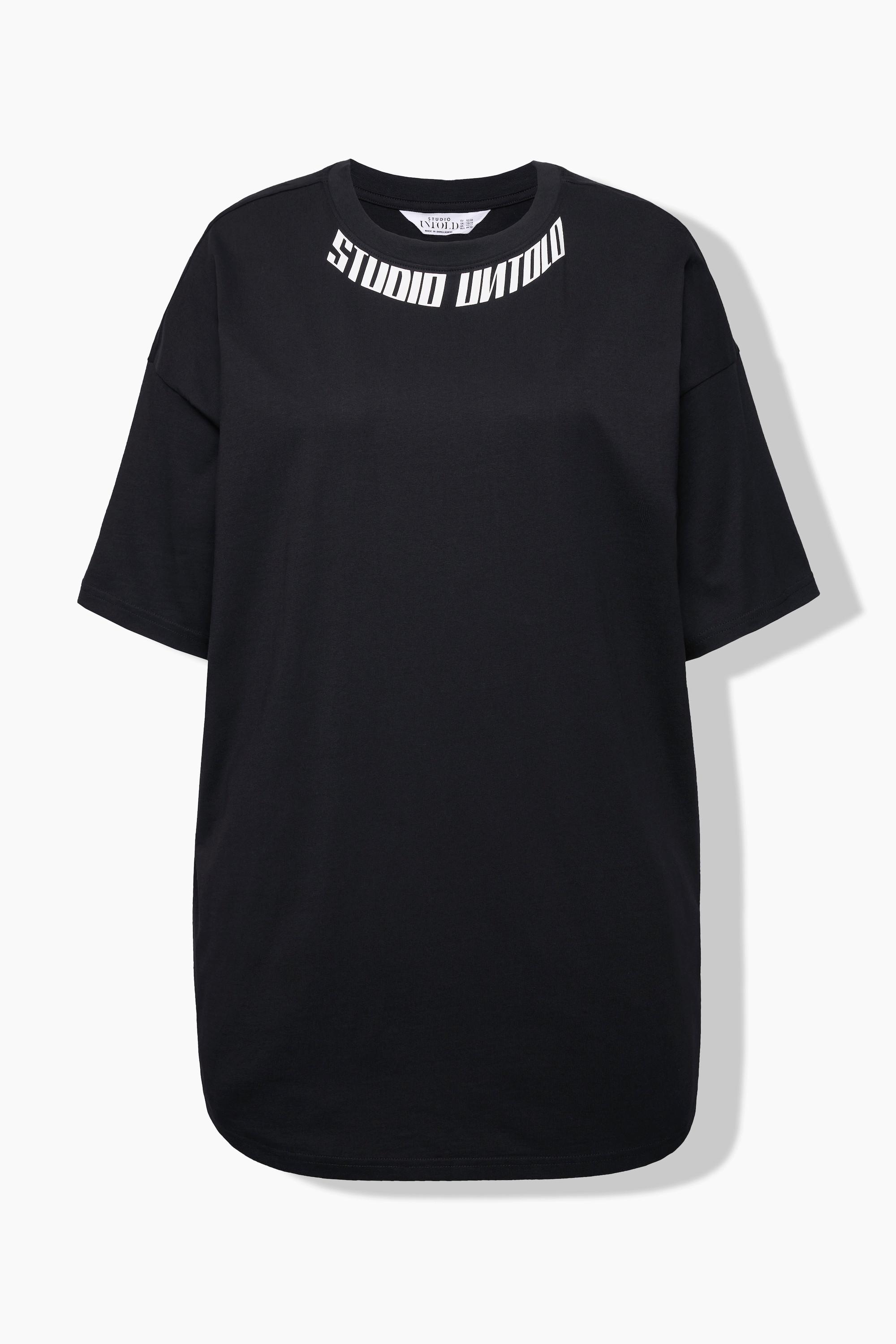 Studio Untold  T-shirt oversize. Encolure ronde avec message imprimé 