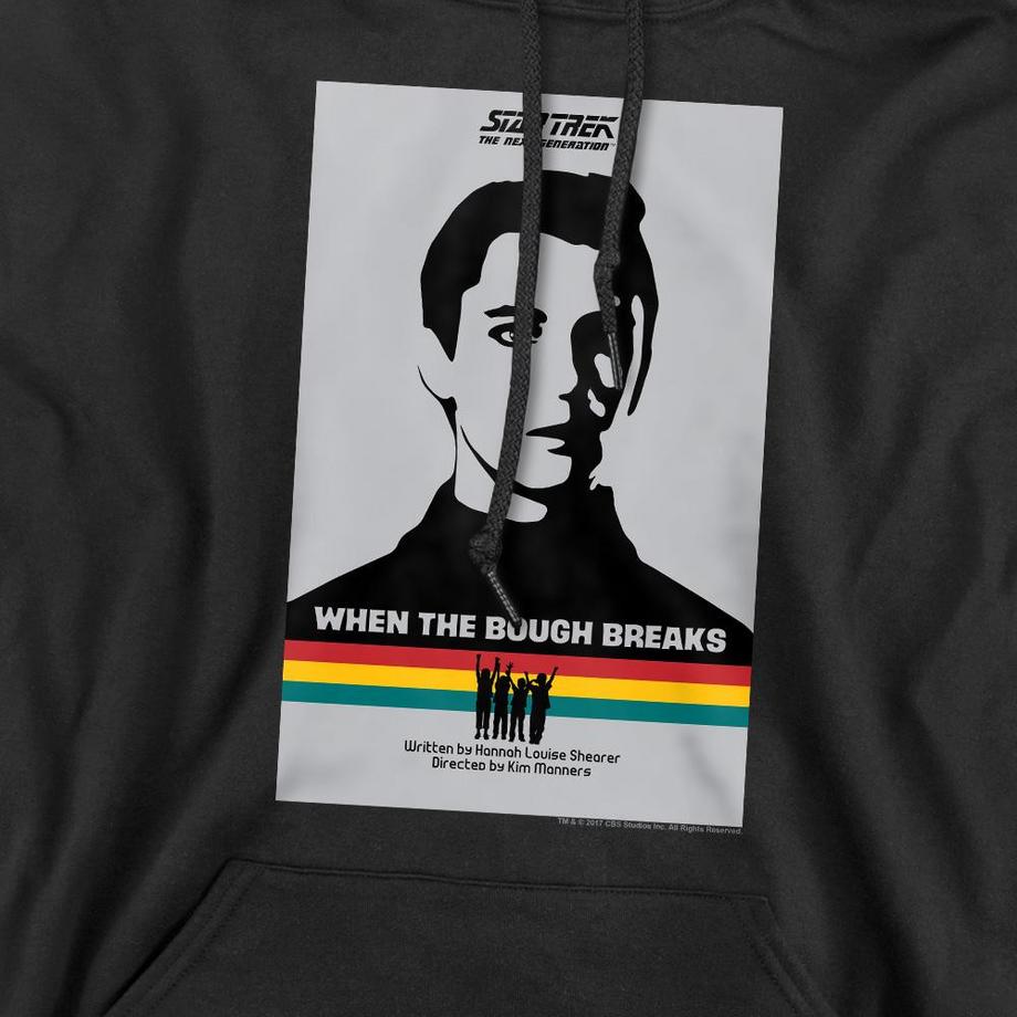 Star Trek The Next Generation Season 1 Episode 17 Felpa con cappuccio  