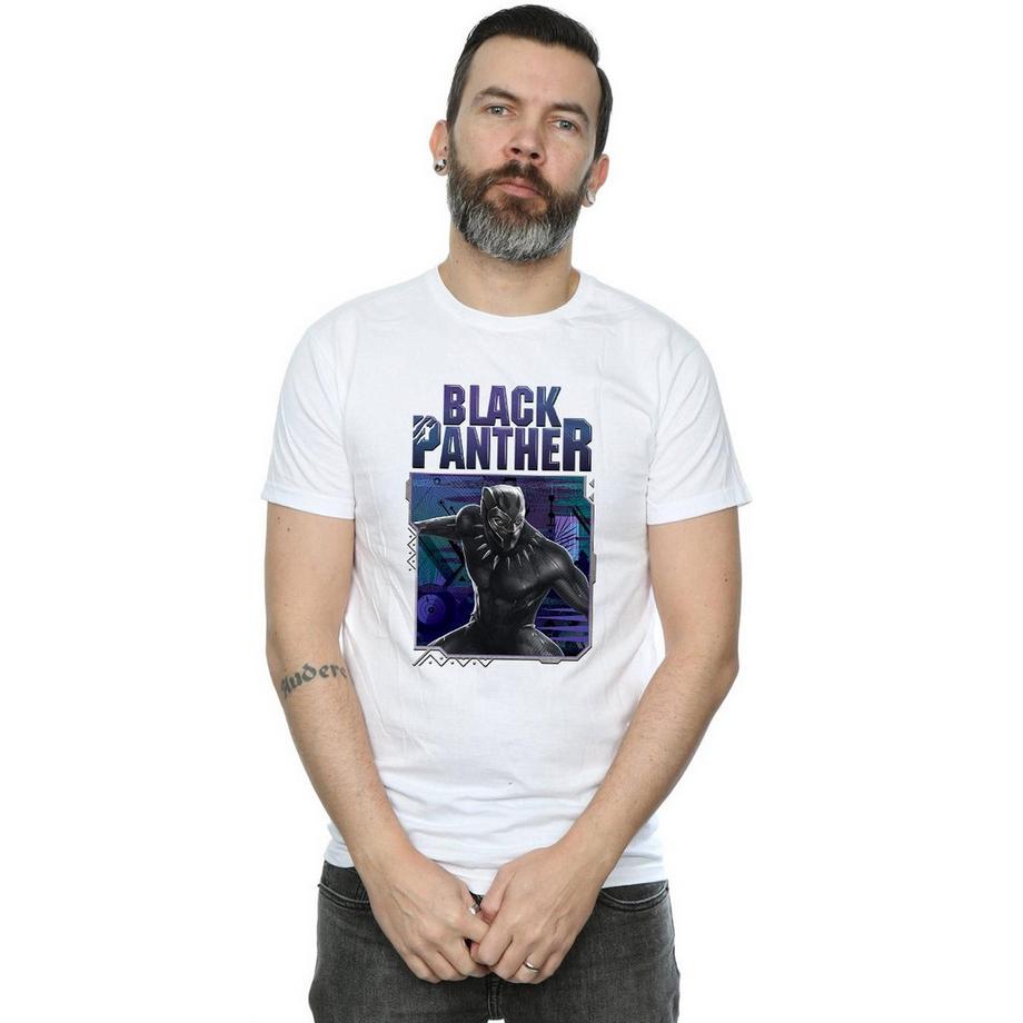MARVEL Black Panther Grafikdruck T-Shirt  