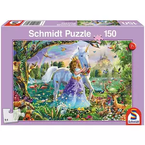 Puzzle Prinzessin mit Einhorn (150Teile)