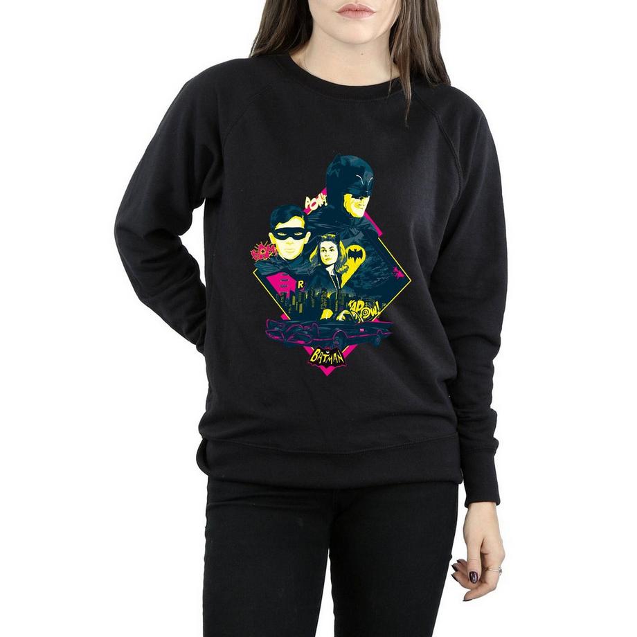 DC COMICS Batman Retro Pop Art Sweatshirt  