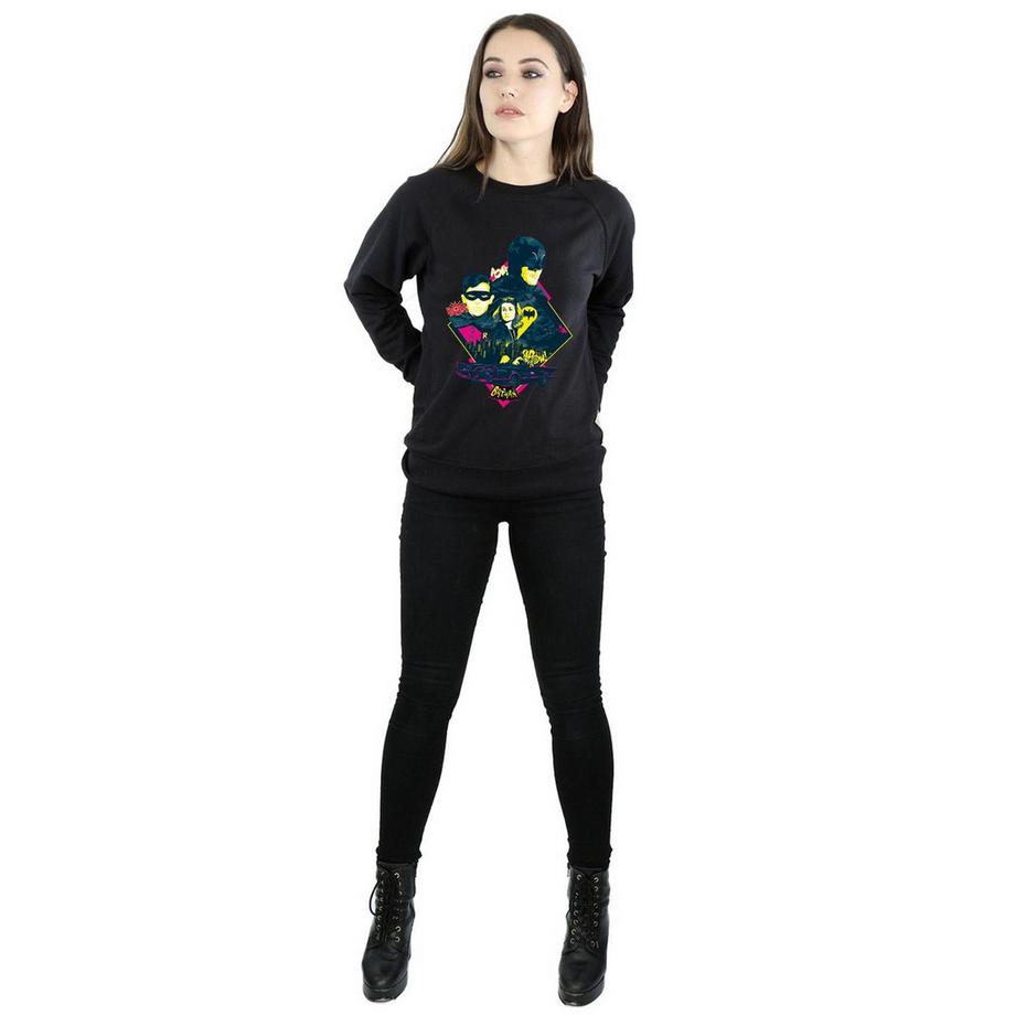 DC COMICS Batman Retro Pop Art Sweatshirt  
