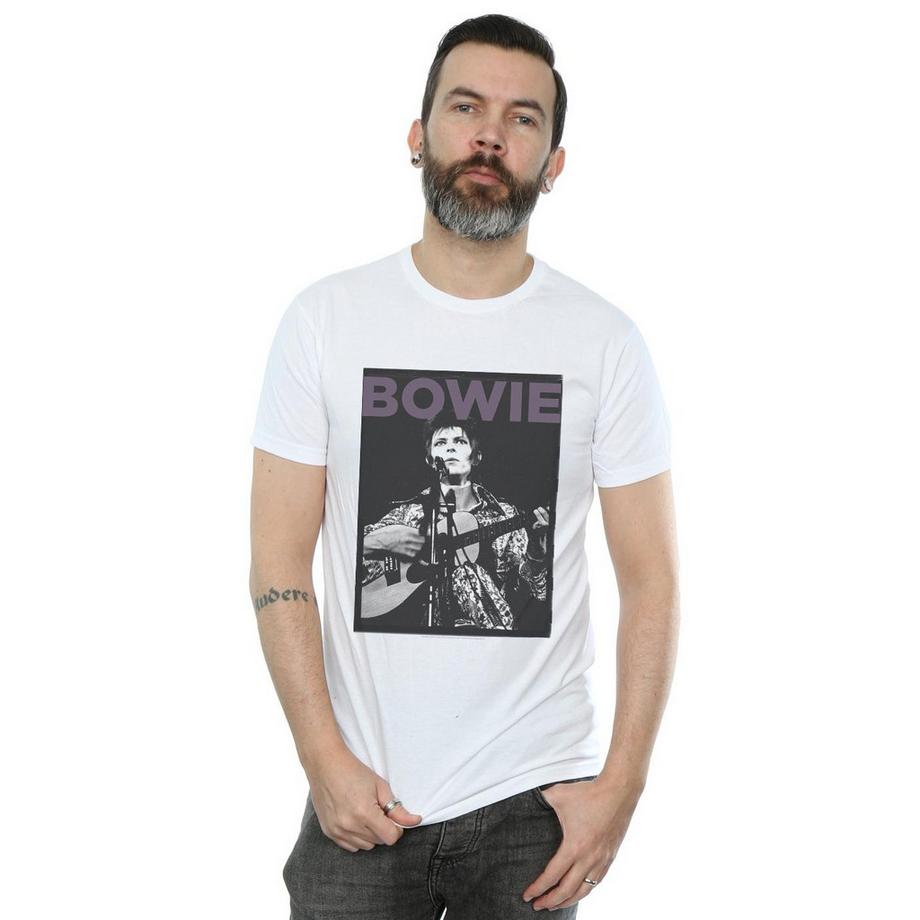 David Bowie T-Shirt Stampata  