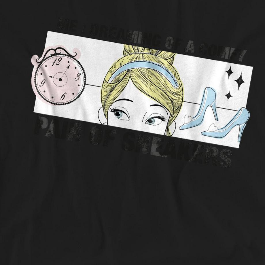 Cinderella Maglietta Dreaming Of Comfy Sneakers  
