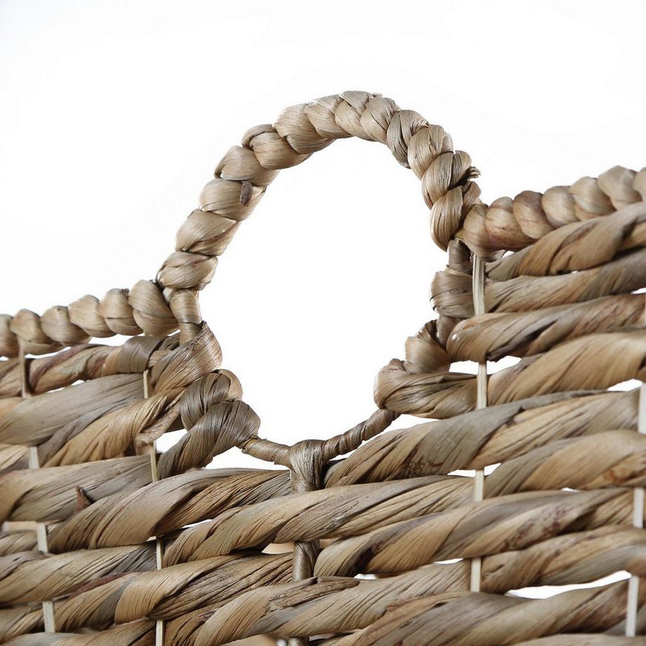 Calicosy Panier haut en jacinthe d'eau grand modèle - L52xH37 cm  