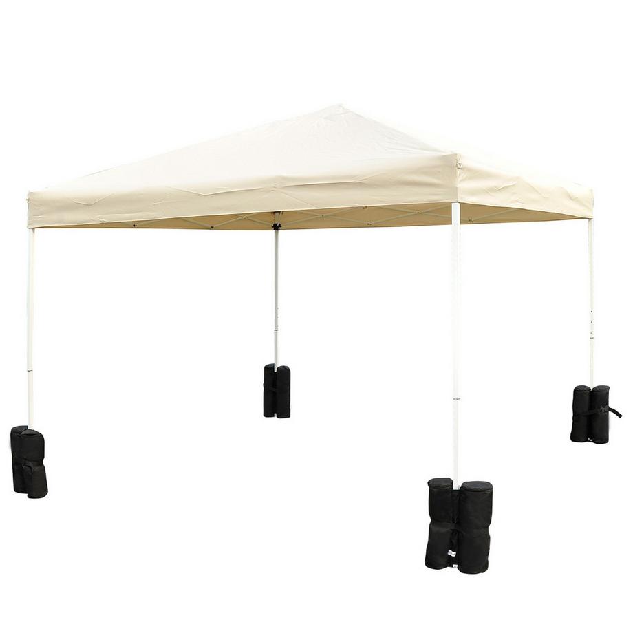 Northio  Pavillon Standfuß 4Er-Set Für Faltpavillon, Partyzelt, Festzelt, Robust, Schwarz, Neu 