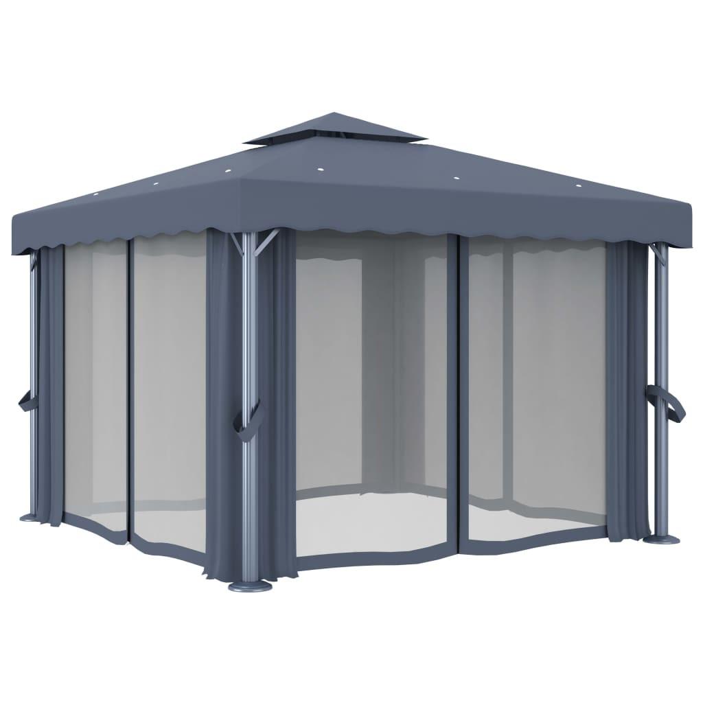 VidaXL gazebo Alluminio  