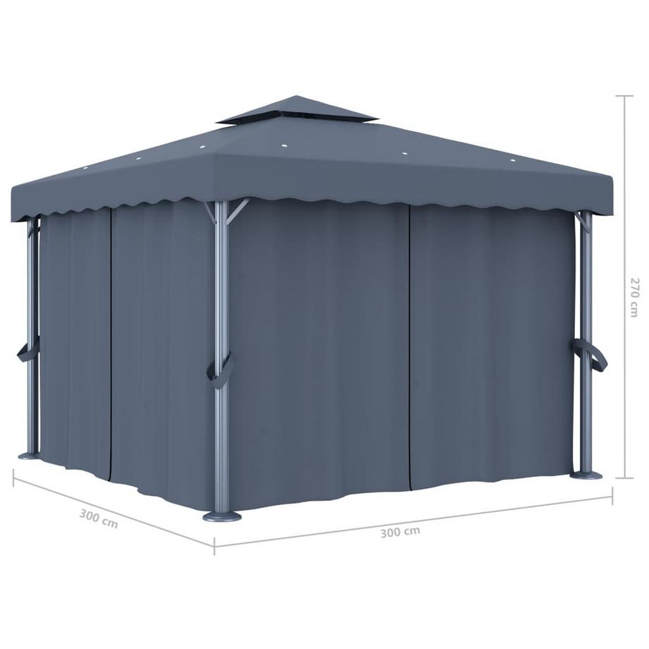 VidaXL Pavillon aluminium  