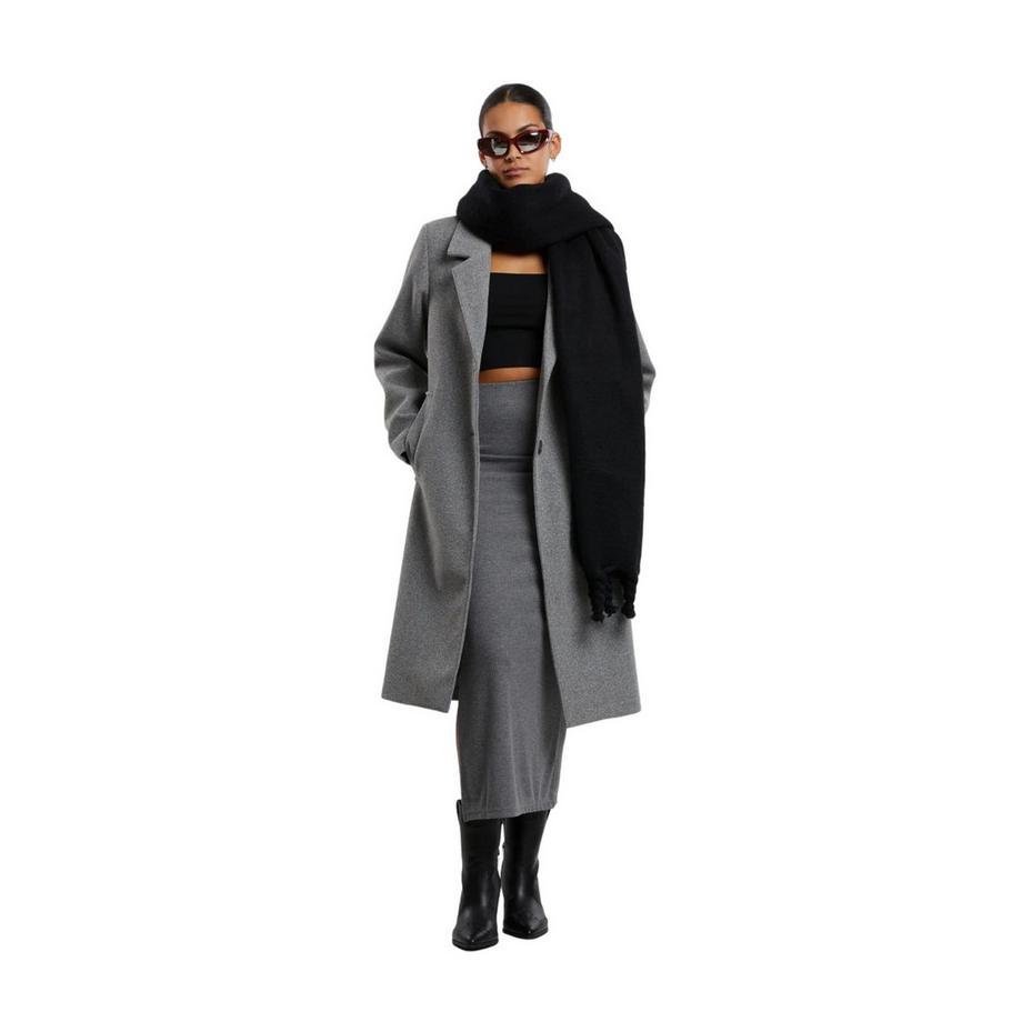 URBAN CLASSICS Jupe Longue avec Fente Latérale Haute  