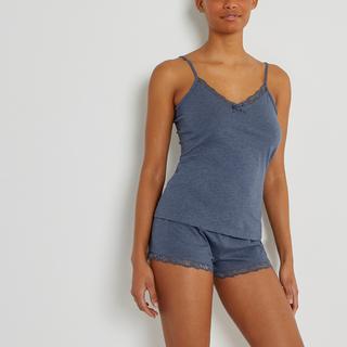 La Redoute Collections Pyjashort avec Dentelle  