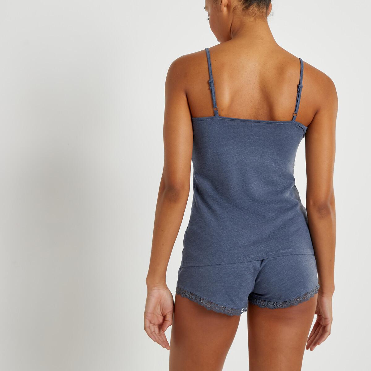 La Redoute Collections Pyjashort avec Dentelle  