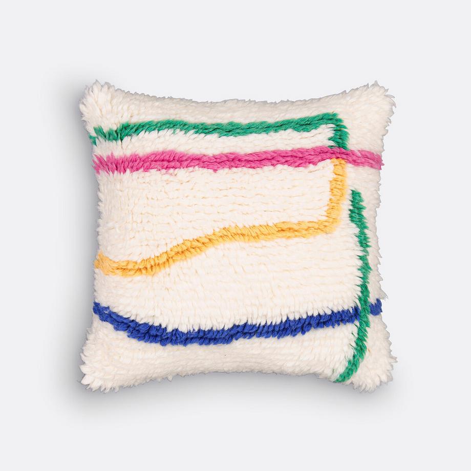 La Redoute Intérieurs Housse de Coussin Lounis en Laine Tuftée  