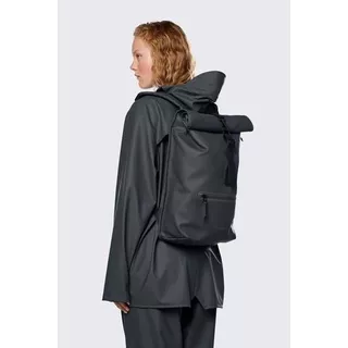RAINS 13160 Rolltop Rucksack-0  Grau
