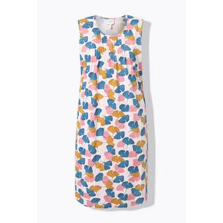 Ulla Popken Gingko Chemise de Nuit sans Manches Col Rond  