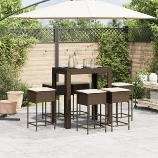 VidaXL Gartenbar set poly-rattan  