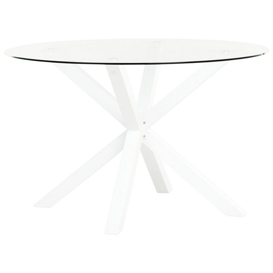 Beliani Tavolo da pranzo da giardino en Vetro Industriale MALETTO  